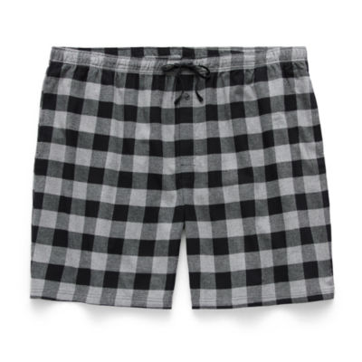 St. John's Bay Mens Flannel Big Pajama Shorts