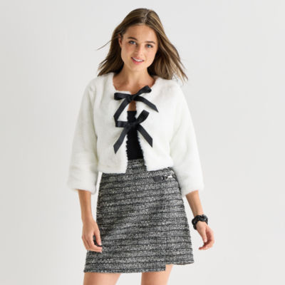 by&by Womens Juniors Midweight Coat