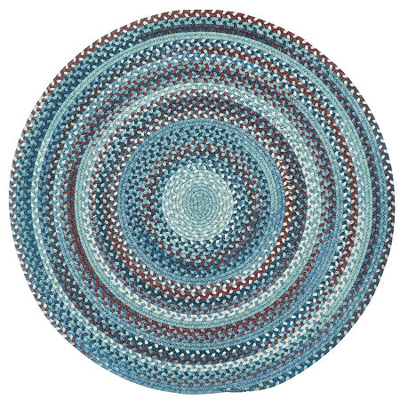Capel Inc. Round Rugs In Blue