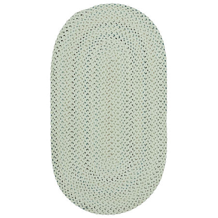 Capel Inc. Vivid Braided Reversible Indoor Oval Accent Rug, One Size, White