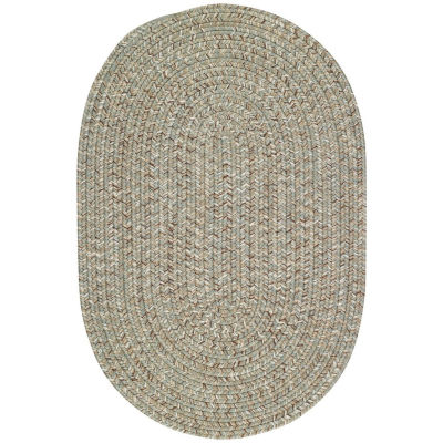 Capel Inc. Sea Pottery Concentric Braided Oval Rugs