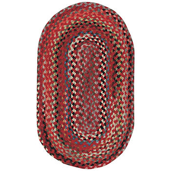 Capel American Traditions Braided Wool Indoor Oval Area Rug