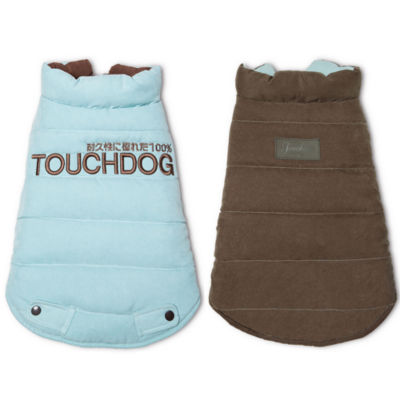 The Pet Life Touchdog Waggin Swag Reversible Insulated Pet Coat