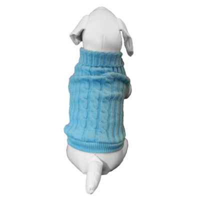 The Pet Life Heavy Cotton Rib-Collared Pet Sweater