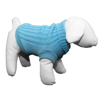 The Pet Life Heavy Cotton Rib-Collared Pet Sweater