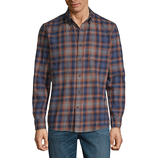 St. John's Bay Mens Long Sleeve Flannel Shirt