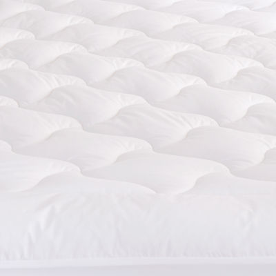 Queen Street Elegance 233 Thread Count Cotton Top Allergen Barrier Mattress Pad