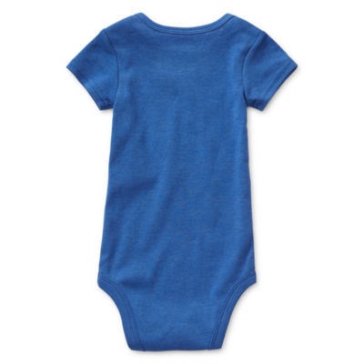 Okie Dokie Baby Boys Crew Neck Short Sleeve Bodysuit