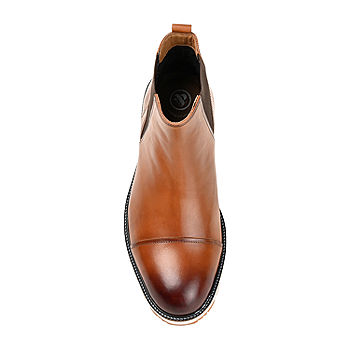Thomas And Vine Mens Jaylon Block Heel Chelsea Boots - JCPenney Thomas And Vine Mens Jaylon Block Heel Chelsea Boots - JCPenney