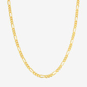 Collier en or 24 carats pour homme 61 cm de large Chaîne Figaro 12 mm de  large : : Mode
