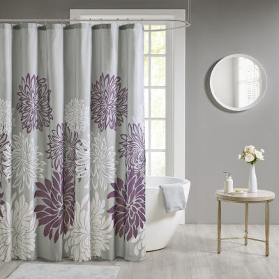 Madison Park Essentials Caldwell Shower Curtain, Color Purple JCPenney
