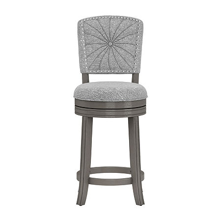 Santa Clara Il Counter Height Swivel Bar Stool, One Size, Gray