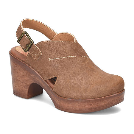 BOC by Born Womens Cecila Round Clogs, 8 Medium, Brown