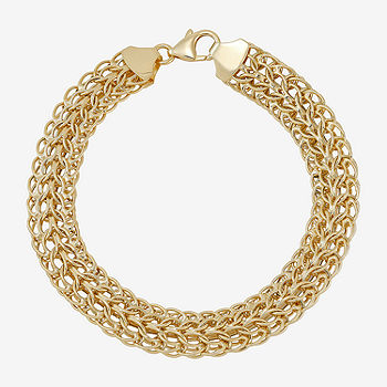 10K Yellow Gold 8½ Hollow Rope Chain Bracelet - JCPenney