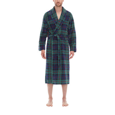 Residence Mens Fleece Long Sleeve Long Length Robe