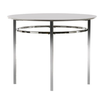 Kitchener Round Faux Marble-Top Dining Table