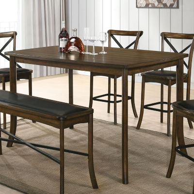 Nayes Rectangular Wood-Top Dining Table