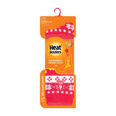 Heat Holders 1 Pair Crew Socks Womens