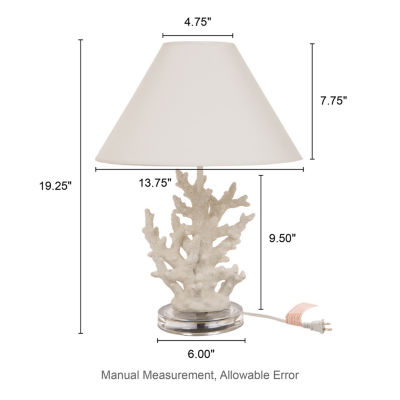 Glitzhome Coral Table Lamp