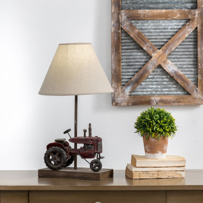 Glitzhome Farmhouse Truck Table Lamp