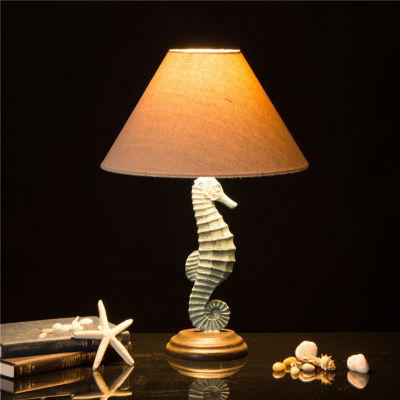 Glitzhome Seahorse Table Lamp