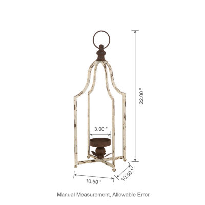 Glitzhome Large Farmhouse Metal Decorative Lantern