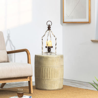 Glitzhome Small Farmhouse Metal Decorative Lantern