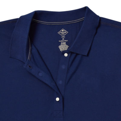 St john's bay womens polo clearance shirts