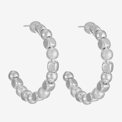 Liz Claiborne Open 36mm Hoop Earrings