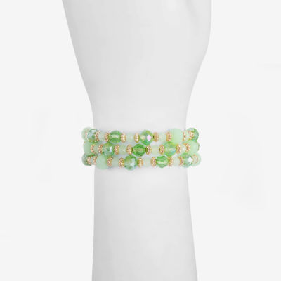 Liz Claiborne Beaded Round Wrap Bracelet