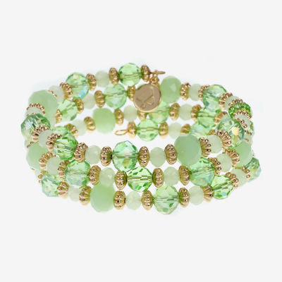 Liz Claiborne Beaded Round Wrap Bracelet