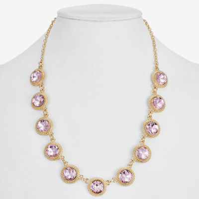 Monet Jewelry Glass 17 Inch Cable Collar Necklace