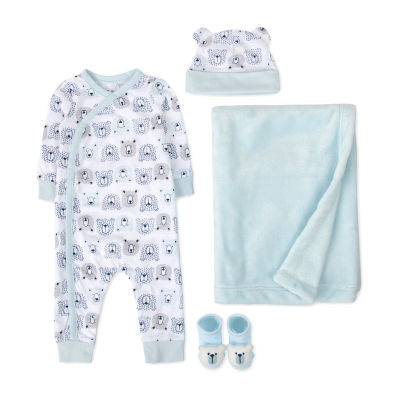 Baby Essentials Baby Boys 4-pc. Sleep and Play
