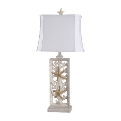 Stylecraft South Cove 15" W Cream Table Lamp