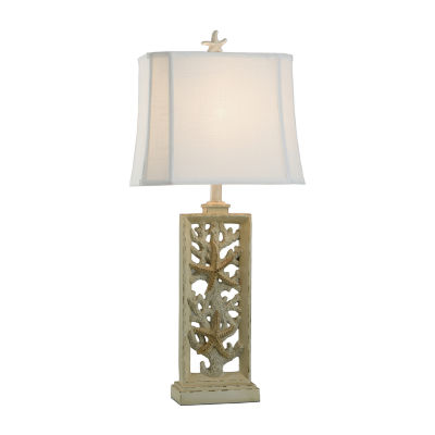 Stylecraft South Cove 15" W Cream Table Lamp