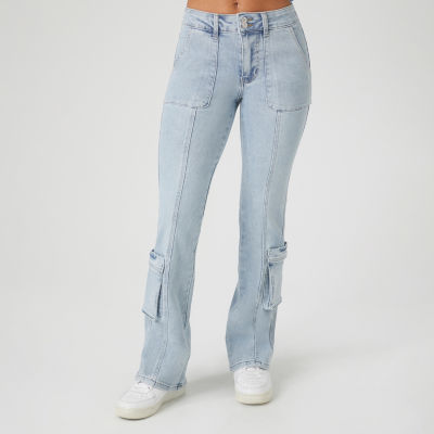 Mid Rise Light Wash Bootcut Jeans