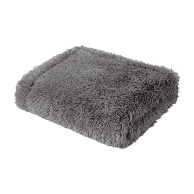 Madison Park Amaya Faux Fur Washable Midweight Throw