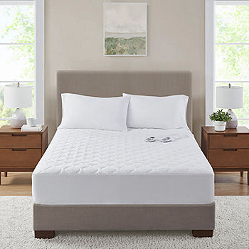 Serta Total Protection Mattress Pad, Color: White - JCPenney
