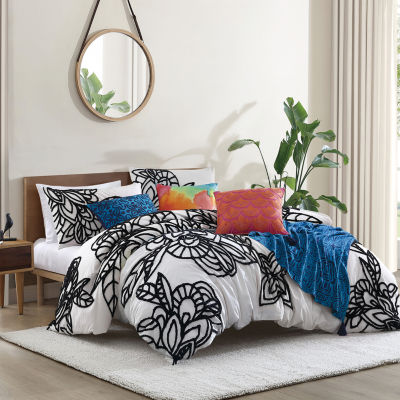 Rochelle Porter Wild Out Tufted 3-pc. Duvet Cover Set