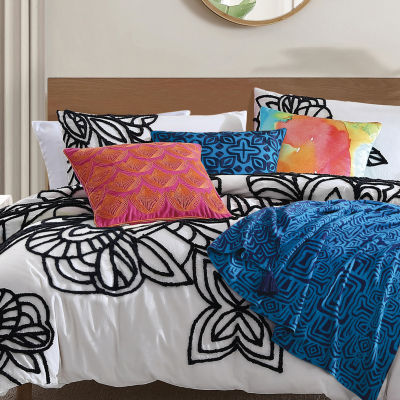 Rochelle Porter Wild Out Tufted 3-pc. Duvet Cover Set