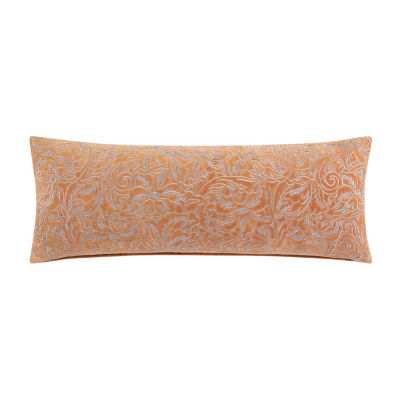 Patricia Nash Embroidered Floral Velvet Bolster Pillow