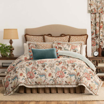 Rose Tree Haylie Floral 4-pc. Lightweight Embellished Comforter Set