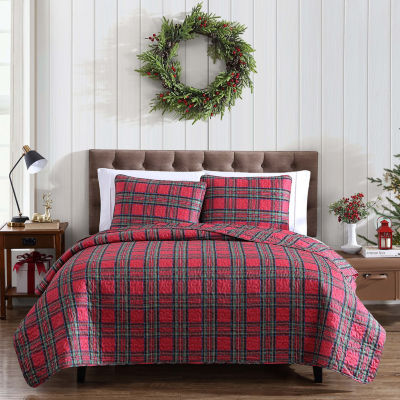 Beatrice Home Fashions Holiday Quilt Set