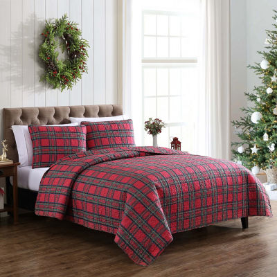 Beatrice Home Fashions Holiday Quilt Set