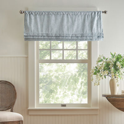 Martha Stewart Cottage Floral Rod Pocket Tailored Valance