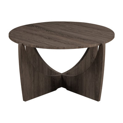 35" Crossed Arch Base Coffee Table