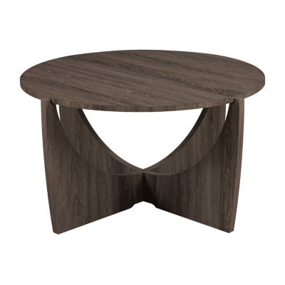 35" Crossed Arch Base Coffee Table