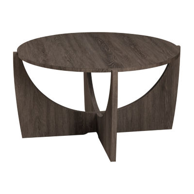 35" Crossed Arch Base Coffee Table