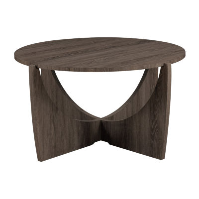 35" Crossed Arch Base Coffee Table