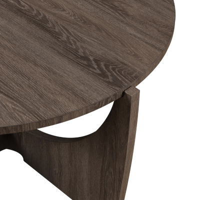 35" Crossed Arch Base Coffee Table